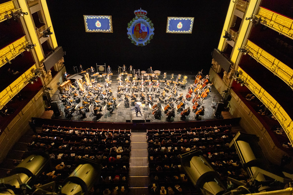 Ana Clara Villanueva Latorre asiste al concierto celebrado en el Teatro Real de Madrid.